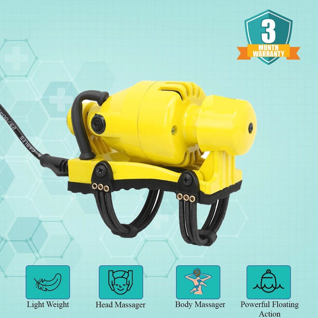 MCP Hamza Body Massager Yellow - Image 4