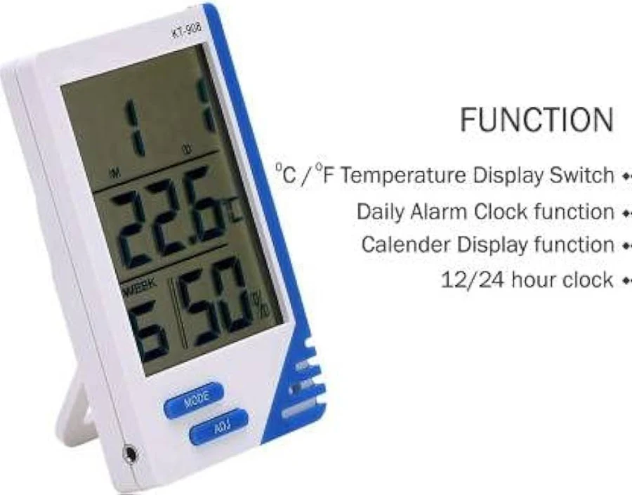 MCP Digital Room Thermometer KT- 908 - Image 4