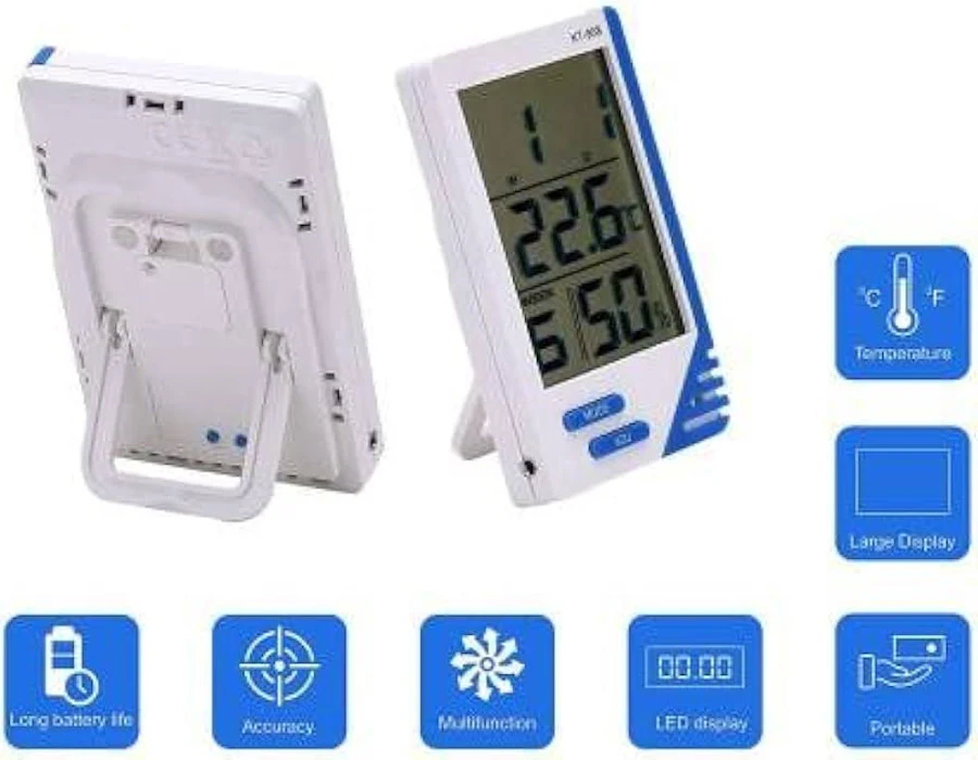 MCP Digital Room Thermometer KT- 908 - Image 3