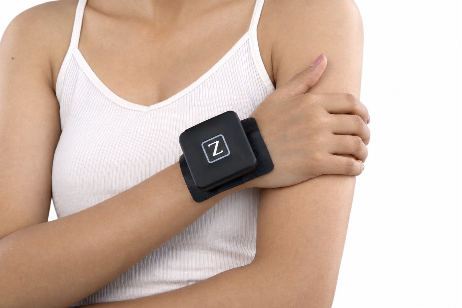 Pod on a pad wrapped around the wrist